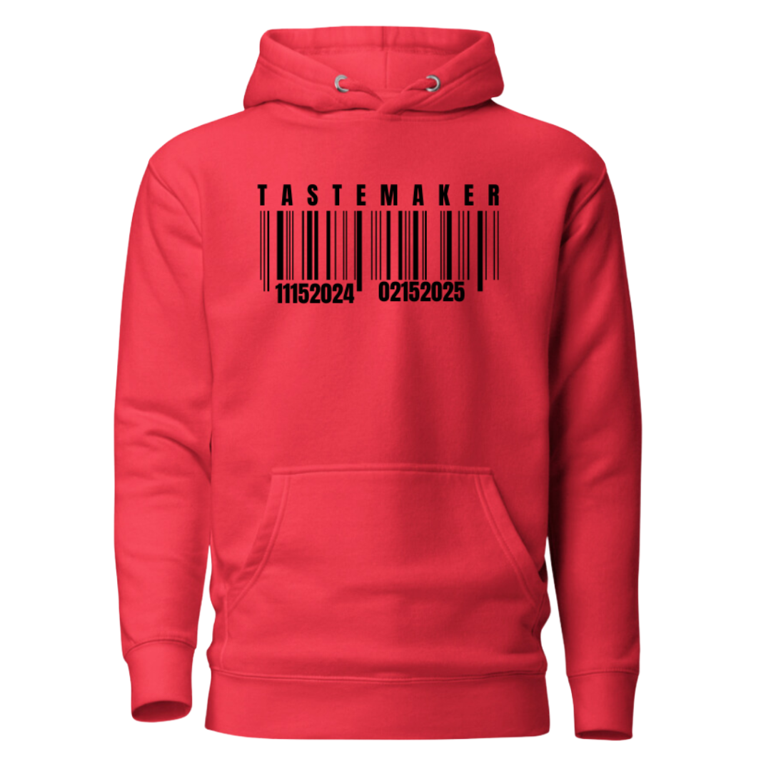 Barcode Hoodie (Red)